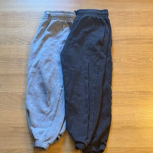 Athletic Works Kids Gray and Black Sweatpants